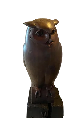 Bronze, hibou